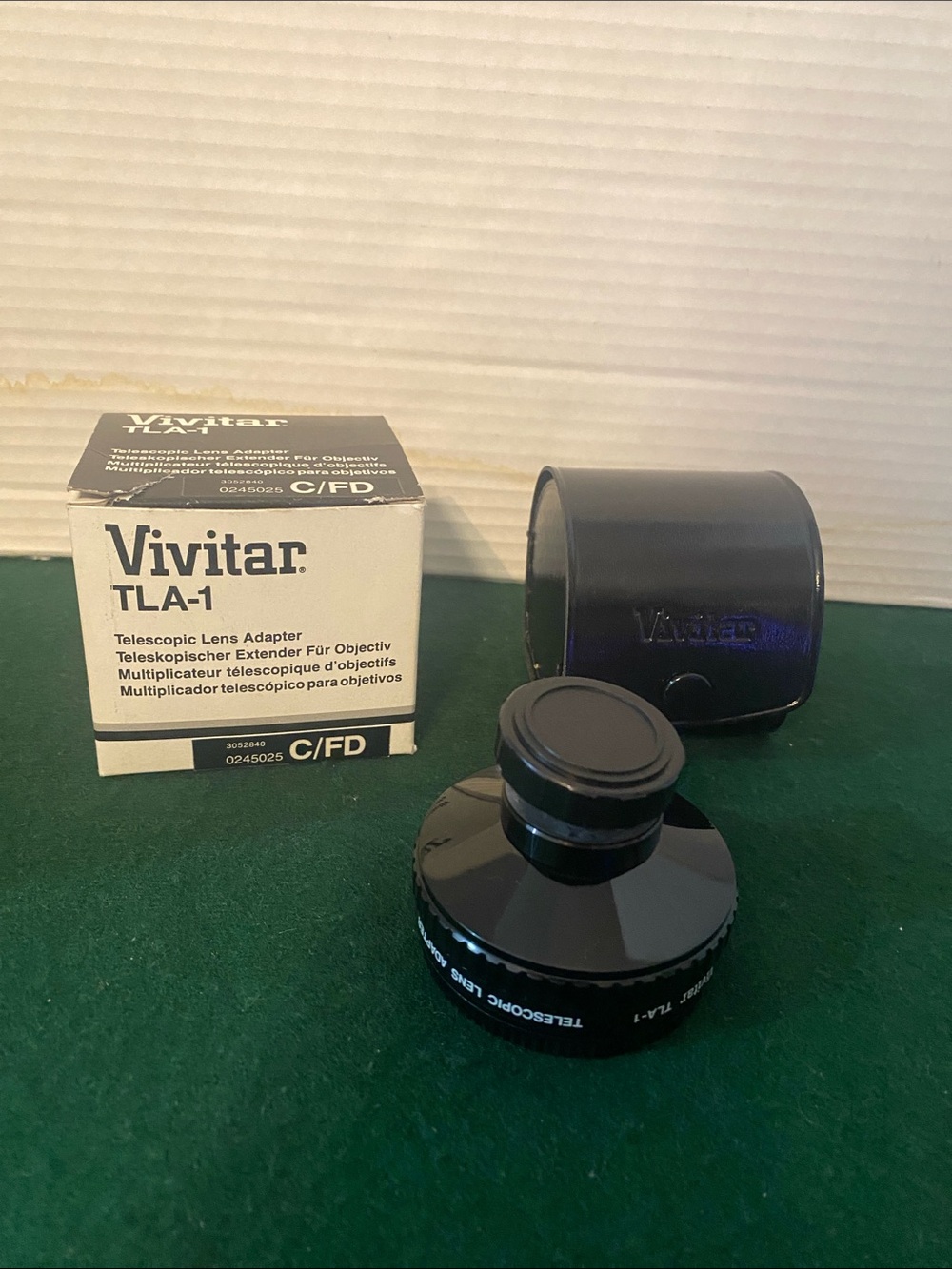 Vivitar TLA-1 Telescopic Lens Adapter With  & Box Case